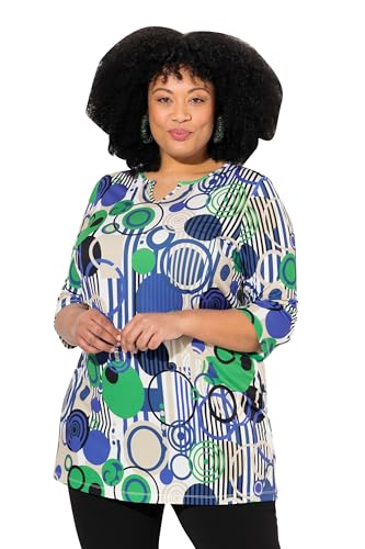 Ulla Popken Damen große Größen Übergrößen Plus Size Longshirt, A-Linie, Tunika-Ausschnitt, 3/4-Arm schwarz 58+ 832975100-58+ Ulla Popken Damen große Größen Übergrößen Plus Size Longshirt, A-Linie, Tunika-Ausschnitt, 3/4-Arm schwarz 58+ 832975100-58+ von Ulla Popken