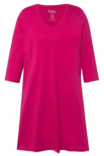 Ulla Popken Damen große Größen Übergrößen Plus Size Longshirt, A-Linie, V-Ausschnitt, 3/4-Arm Fuchsia pink 50+ 825989810-50+ Ulla Popken Damen große Größen Übergrößen Plus Size Longshirt, A-Linie, V-Ausschnitt, 3/4-Arm Fuchsia pink 50+ 825989810-50+ von Ulla Popken