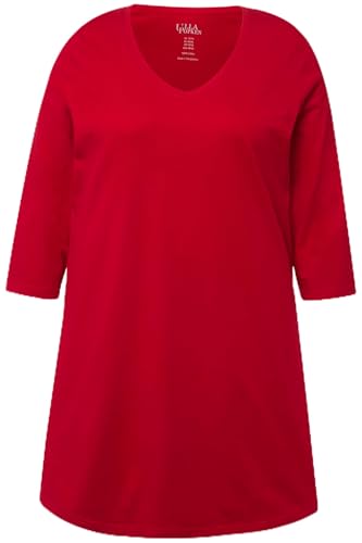 Ulla Popken Damen große Größen Übergrößen Plus Size Longshirt, A-Linie, V-Ausschnitt, 3/4-Arm Salsa 46+ 825989530-46+ Ulla Popken Damen große Größen Übergrößen Plus Size Longshirt, A-Linie, V-Ausschnitt, 3/4-Arm Salsa 46+ 825989530-46+ von Ulla Popken