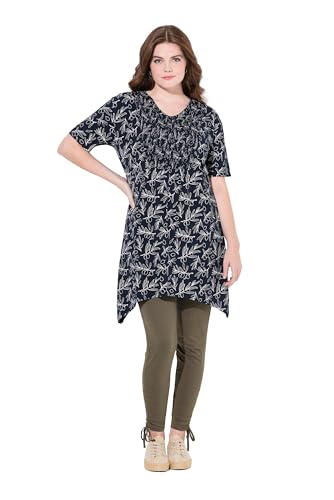 Ulla Popken Damen große Größen Übergrößen Plus Size Longshirt, A-Linie, V-Ausschnitt, Halbarm, Biobaumwolle Marine 50+ 834850130-50+ Ulla Popken Damen große Größen Übergrößen Plus Size Longshirt, A-Linie, V-Ausschnitt, Halbarm, Biobaumwolle Marine 50+ 834850130-50+ von Ulla Popken