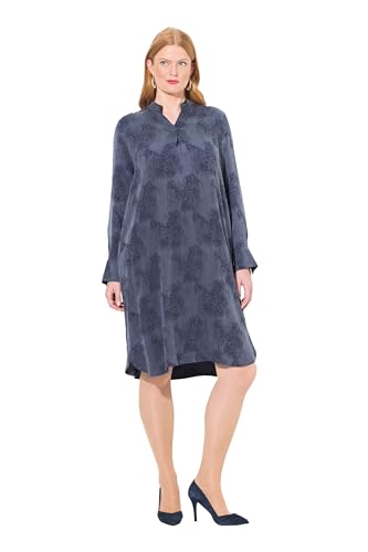 Ulla Popken Damen große Größen Übergrößen Plus Size Lyocell-Kleid, Stehkragen, V-Ausschnitt, Langarm Marine 50+ 837069130-50+ Ulla Popken Damen große Größen Übergrößen Plus Size Lyocell-Kleid, Stehkragen, V-Ausschnitt, Langarm Marine 50+ 837069130-50+ von Ulla Popken