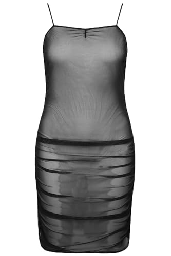 Ulla Popken Damen große Größen Übergrößen Plus Size Negligé, durchsichtiges Mesh mit Raffung schwarz 58+ 823009100-58+ Ulla Popken Damen große Größen Übergrößen Plus Size Negligé, durchsichtiges Mesh mit Raffung schwarz 58+ 823009100-58+ von Ulla Popken