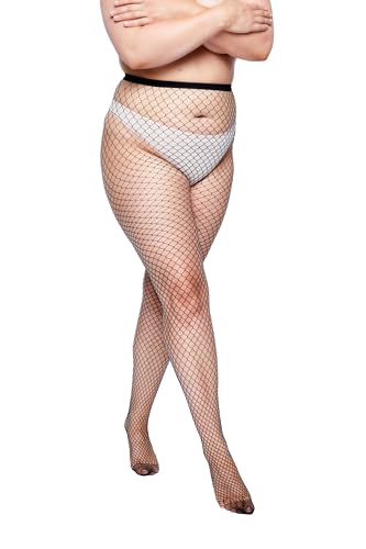Ulla Popken Damen große Größen Übergrößen Plus Size Netz-Strumpfhose, elastisch schwarz 46+ 799682100-46+ Ulla Popken Damen große Größen Übergrößen Plus Size Netz-Strumpfhose, elastisch schwarz 46+ 799682100-46+ von Ulla Popken