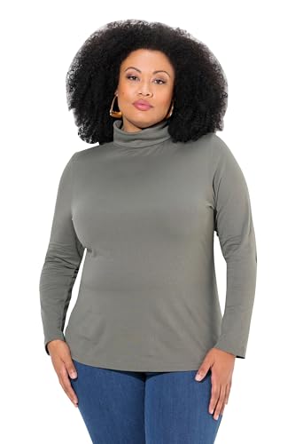 Ulla Popken Damen große Größen Übergrößen Plus Size Shirt, Rollkragen, Slim, Langarm Ulla Popken Damen große Größen Übergrößen Plus Size Shirt, Rollkragen, Slim, Langarm von Ulla Popken