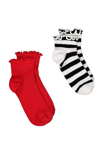 Ulla Popken Damen große Größen Übergrößen Plus Size Socken, 2er-Pack, Kurzschaft, Rüschenkante lychee 39-42 824048530-2+ Ulla Popken Damen große Größen Übergrößen Plus Size Socken, 2er-Pack, Kurzschaft, Rüschenkante lychee 39-42 824048530-2+ von Ulla Popken