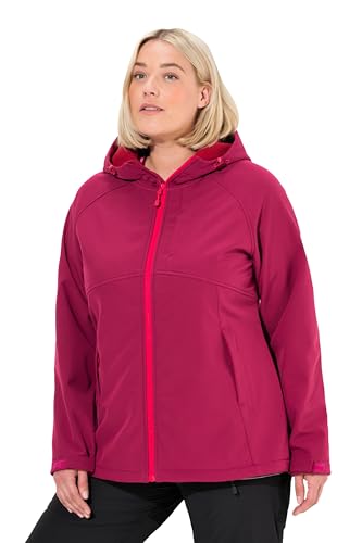 Ulla Popken Damen große Größen Übergrößen Plus Size Softshelljacke, Kapuze, Zipptaschen, Klettriegel Magenta 58+ 832356531-58+ Ulla Popken Damen große Größen Übergrößen Plus Size Softshelljacke, Kapuze, Zipptaschen, Klettriegel Magenta 58+ 832356531-58+ von Ulla Popken
