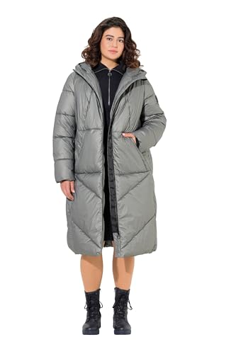 Ulla Popken Damen große Größen Übergrößen Plus Size Steppmantel, A-Linie, Kapuze, Kordel, Windfang Ulla Popken Damen große Größen Übergrößen Plus Size Steppmantel, A-Linie, Kapuze, Kordel, Windfang von Ulla Popken