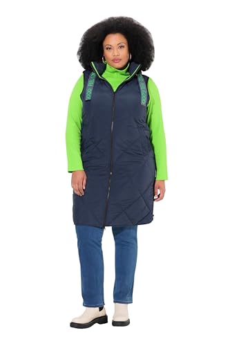 Ulla Popken Damen große Größen Übergrößen Plus Size Steppweste, Stehkragen, Kapuze abnehmbar, 2-Wege-Zipper marine 50+ 833759133-50+ Ulla Popken Damen große Größen Übergrößen Plus Size Steppweste, Stehkragen, Kapuze abnehmbar, 2-Wege-Zipper marine 50+ 833759133-50+ von Ulla Popken