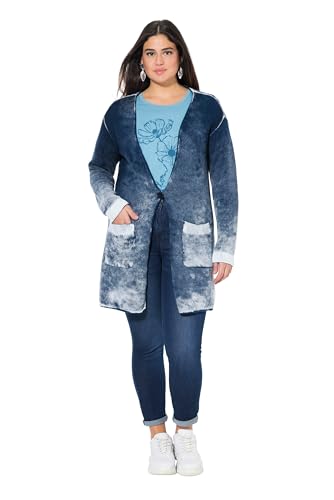 Ulla Popken Damen große Größen Übergrößen Plus Size Strickjacke, V-Ausschnitt, Knopfverschluss, Langarm Marine 46+ 837471130-46+ Ulla Popken Damen große Größen Übergrößen Plus Size Strickjacke, V-Ausschnitt, Knopfverschluss, Langarm Marine 46+ 837471130-46+ von Ulla Popken