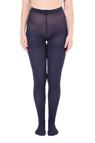 Ulla Popken Damen große Größen Übergrößen Plus Size Strickstrumpfhose, modisches Zopfmuster, warm Ulla Popken Damen große Größen Übergrößen Plus Size Strickstrumpfhose, modisches Zopfmuster, warm von Ulla Popken