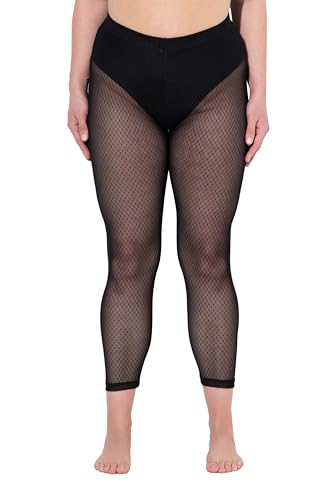 Ulla Popken Damen große Größen Übergrößen Plus Size Strumpf-Leggings, Mesh, knöchellang schwarz 46+ 836800100-46+ Ulla Popken Damen große Größen Übergrößen Plus Size Strumpf-Leggings, Mesh, knöchellang schwarz 46+ 836800100-46+ von Ulla Popken
