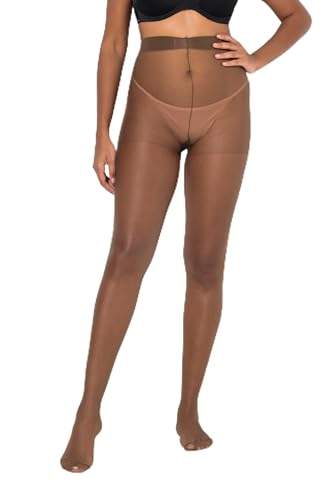 Ulla Popken Damen Strumpfhose, Helanca-qualität, 20den, Matt, Braun, 60-62 EU Ulla Popken Damen Strumpfhose, Helanca-qualität, 20den, Matt, Braun, 60-62 EU von Ulla Popken