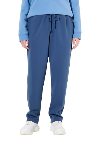 Ulla Popken Damen Sweathose, kuschelweiche Innenseite, Elastikbund Hose, Tintenblau, 32 W/32 L Ulla Popken Damen Sweathose, kuschelweiche Innenseite, Elastikbund Hose, Tintenblau, 32 W/32 L von Ulla Popken