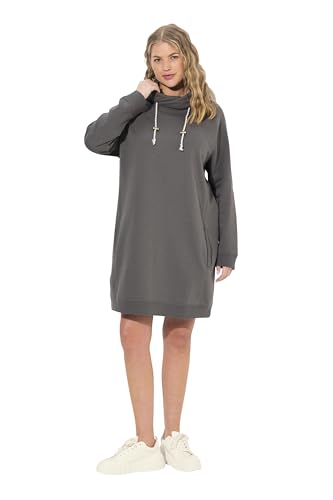 Ulla Popken Damen große Größen Übergrößen Plus Size Sweatkleid, Stehkragen, Langarm, Taschen Ulla Popken Damen große Größen Übergrößen Plus Size Sweatkleid, Stehkragen, Langarm, Taschen von Ulla Popken