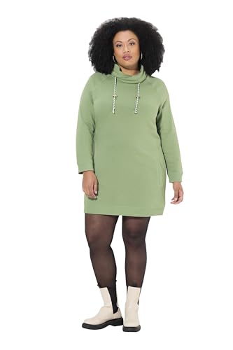Ulla Popken Damen große Größen Übergrößen Plus Size Sweatkleid, Stehkragen, Langarm, Taschen salbeigrün 46+ 825247422-46+ Ulla Popken Damen große Größen Übergrößen Plus Size Sweatkleid, Stehkragen, Langarm, Taschen salbeigrün 46+ 825247422-46+ von Ulla Popken