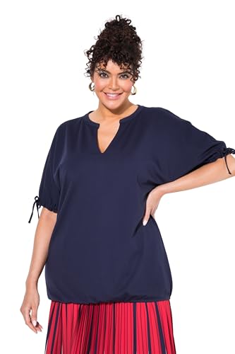 Ulla Popken Damen große Größen Übergrößen Plus Size Sweatshirt, Oversized, Tunika-Ausschnitt, Halbarm Marine 50+ 839878770-50+ Ulla Popken Damen große Größen Übergrößen Plus Size Sweatshirt, Oversized, Tunika-Ausschnitt, Halbarm Marine 50+ 839878770-50+ von Ulla Popken