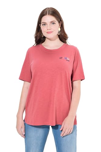 Ulla Popken Damen große Größen Übergrößen Plus Size T-Shirt, Optimist, Rundhals, Halbarm, Biobaumwolle Himbeere 54+ 834380540-54+ Ulla Popken Damen große Größen Übergrößen Plus Size T-Shirt, Optimist, Rundhals, Halbarm, Biobaumwolle Himbeere 54+ 834380540-54+ von Ulla Popken