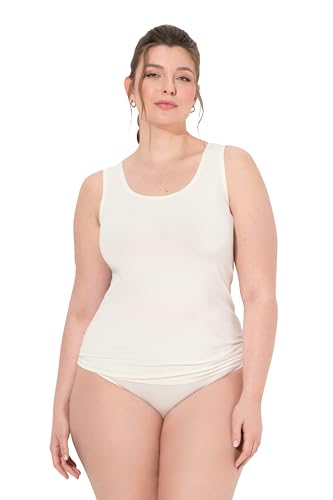 Ulla Popken Damen große Größen Übergrößen Plus Size Tanktop, Rundhals, ärmellos, Modalmischung Ulla Popken Damen große Größen Übergrößen Plus Size Tanktop, Rundhals, ärmellos, Modalmischung von Ulla Popken