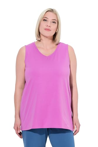 Ulla Popken Damen große Größen Übergrößen Plus Size Top, A-Linie, V-Ausschnitt, ärmellos kühles pink 50+ 807291807-50+ Ulla Popken Damen große Größen Übergrößen Plus Size Top, A-Linie, V-Ausschnitt, ärmellos kühles pink 50+ 807291807-50+ von Ulla Popken