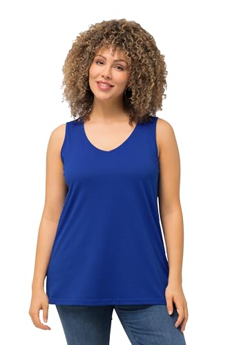 Ulla Popken Damen große Größen Übergrößen Plus Size Top, V-Ausschnitt, Classic, ärmellos Ulla Popken Damen große Größen Übergrößen Plus Size Top, V-Ausschnitt, Classic, ärmellos von Ulla Popken