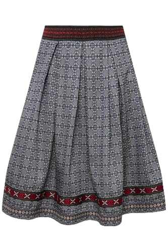 Ulla Popken Damen große Größen Übergrößen Plus Size Trachtenrock, Jacquard, A-Linie, Zierband Marine 52 828858130-52 Ulla Popken Damen große Größen Übergrößen Plus Size Trachtenrock, Jacquard, A-Linie, Zierband Marine 52 828858130-52 von Ulla Popken