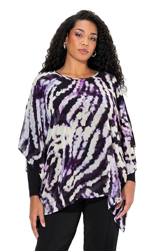 Ulla Popken Damen große Größen Übergrößen Plus Size Tunika, doppellagig, Oversized, Rundhals, 3/4-Arm Ulla Popken Damen große Größen Übergrößen Plus Size Tunika, doppellagig, Oversized, Rundhals, 3/4-Arm von Ulla Popken