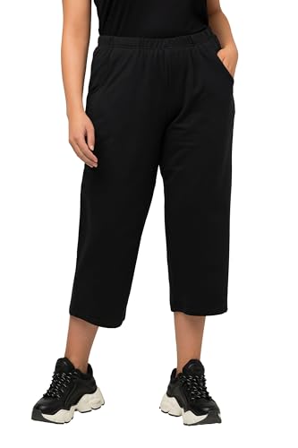 Ulla Popken Damen große Größen 7/8 Hose, Schwarz (Schwarz 10), 42/44 von Ulla Popken