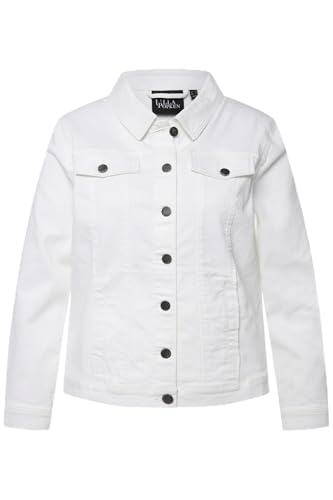 Ulla Popken Damen Jeansjacke, weiß, 50 Ulla Popken Damen Jeansjacke, weiß, 50 von Ulla Popken