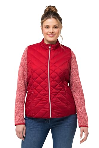 Ulla Popken Damen Hyprar Funktions-steppweste, Wasserabweisend, Stehkragen Westen, Granatpink, 62-64 EU Ulla Popken Damen Hyprar Funktions-steppweste, Wasserabweisend, Stehkragen Westen, Granatpink, 62-64 EU von Ulla Popken