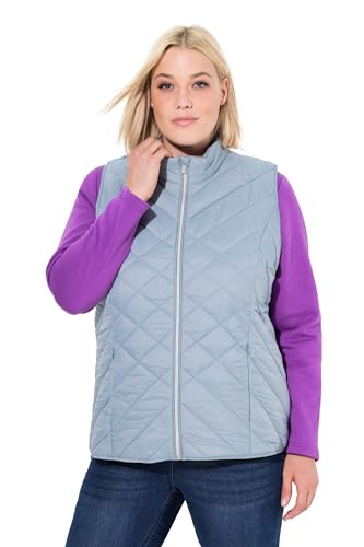 Ulla Popken Women's HYPRAR Funktions-Steppweste, wasserabweisend, Stehkragen Westen, Graublau, 50/52 Ulla Popken Women's HYPRAR Funktions-Steppweste, wasserabweisend, Stehkragen Westen, Graublau, 50/52 von Ulla Popken