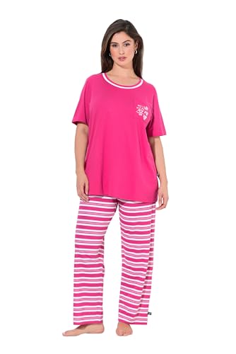 Ulla Popken Women's Pyjama, Stripe Fusion Pyjamas, Pink, 50/52 Ulla Popken Women's Pyjama, Stripe Fusion Pyjamas, Pink, 50/52 von Ulla Popken