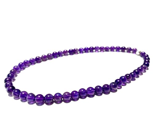 Ulrike Schmitt Edelsteinkreationen Amethyst Edelstein Stretch Fußkettchen Größenwahl DisplayLength 26 von Ulrike Schmitt Edelsteinkreationen