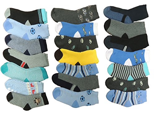 Unbekannt 10 Paar Jungen Thermo Winter Socken Größe 23-35 (27-30) von Unbekannt