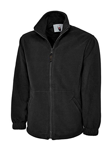 Monogram Damen Fleecejacke, XS bis XXXXL, ideal für Sport, Arbeit und Freizeit Gr. XL, schwarz von Unbekannt