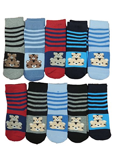 Unbekannt 10 Paar Jungen Thermo Winter Socken mit ABS Größe 23-39 (35-39) von Unbekannt