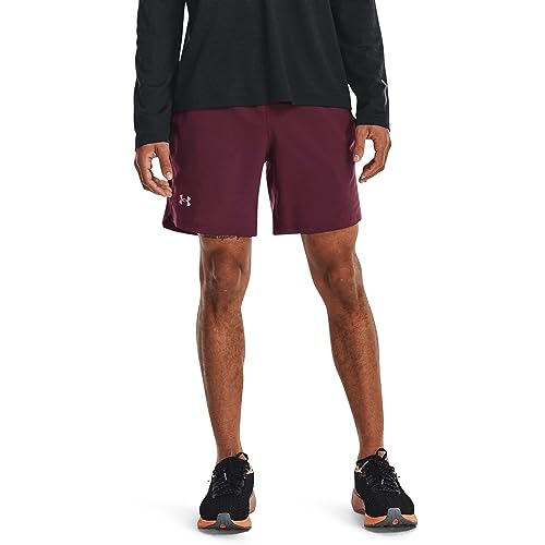 Under Armour Herren Men's UA Launch Run 7 Shorts Boardshorts, (600) Dark Maroon/Dark Maroon/Reflective, XL von Under Armour