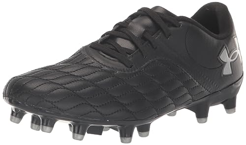 Under Armour Damen, Herren Fußballschuhe UA Magnetico Select 3.0 FG Black-Black-metallic Silver 45 von Under Armour