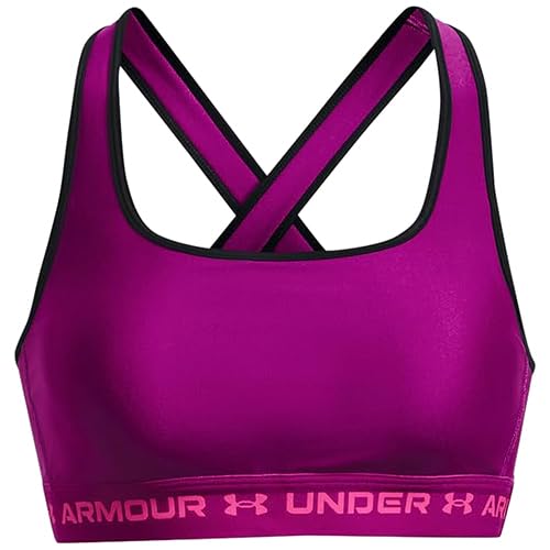 Under Armour Damen Armourâ Mid Crossback Sports BH T-Shirt, bunt, S von Under Armour