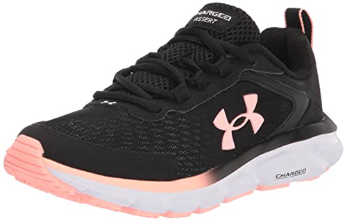 Under Armour Damen Charged Assert 9 Laufschuh, Schwarz (007) / Pink Sands, 41 EU von Under Armour