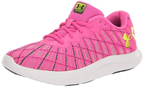 Under Armour Damen Ua W Charged Breeze 2 Visual Cushioning, (600) Rebel Pink/Black/Lime Surge, 40 EU von Under Armour