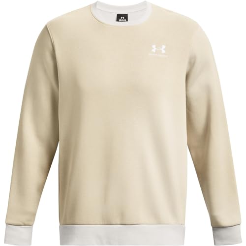 Under Armour Essentials Fleece-Pullover für Herren, Nvlty Crew, braun, XX-Large Under Armour Essentials Fleece-Pullover für Herren, Nvlty Crew, braun, XX-Large von Under Armour