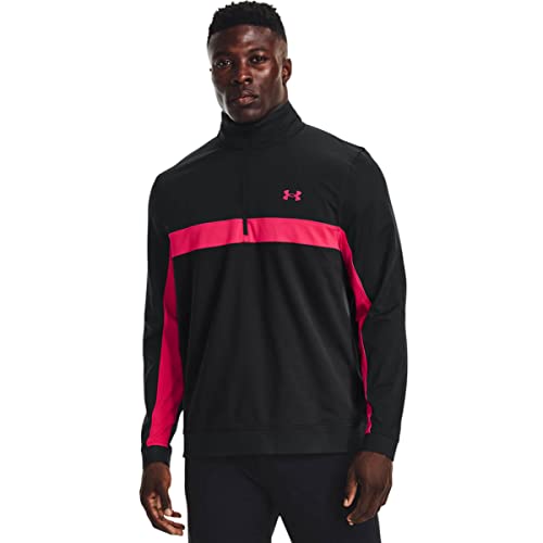 Under Armour Herren Storm 1/2 Zip Golf Pullover - Schwarz/Penta Rosa - M von Under Armour