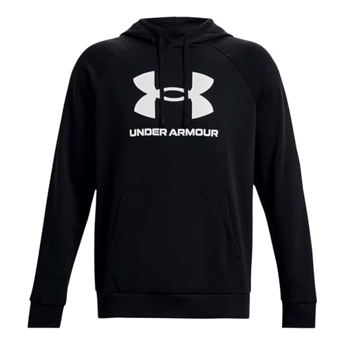 Under Armour Herren Sweatshirt Kapuzensweatshirt Hoodie Rival Fleece Logo, Farbe:Schwarz, Größe:L, Artikel:-001 Black von Under Armour