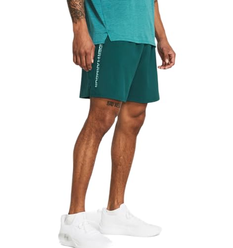 Under Armour Herren UA Woven Wdmk Shorts, Hydro Teal-Radial Turquoise, XL von Under Armour