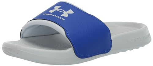 Under Armour Ignite Select Slip-Sandalen für Kinder, 100 Halo Gray Team Royal Halo Gray, 12.0 cm W von Under Armour