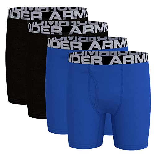 Under Armour Jungen 4 Pack Boxer Set Retroshorts, Dunkelblau, Medium (4er Pack) von Under Armour