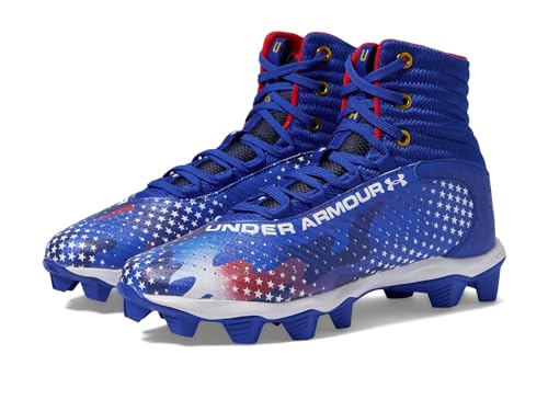 Under Armour Jungen-Highlight RM 2.0 USA (Kleinkind/kleines Kind/großes Kind), Royal/Royal/Metallic Gold, 13 US Little Kid von Under Armour