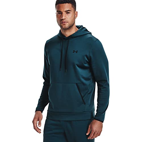 Under Armour Men's Armour Fleece Solid Hoodie, Blue Note (413)/Black, XX-Large von Under Armour