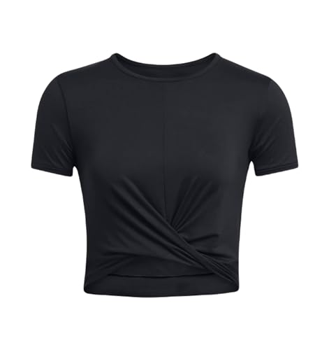 Under Armour Damen Trainingsshirt UA Motion Crossover Crop schwarz (200) M von Under Armour