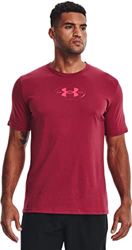 Under Armour Repeat Short Sleeve T-Shirt für Herren, Black Rose,M von Under Armour